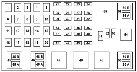 2001 ford ranger 2wd battery junction box|2001 Ford Ranger fuse chart.